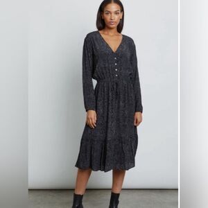 Rails marion midi dress slate python